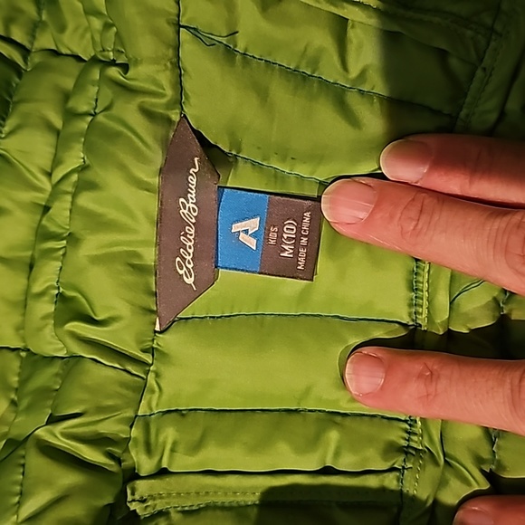YOUTH Eddie Bauer-First Ascent-Cirrus Lite Down Jacket, Blue, Size 10 (Medium) - Picture 5 of 8